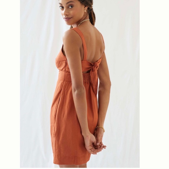 Maeve Anthropologie Twist Front Mini Dress - Picture 4 of 14